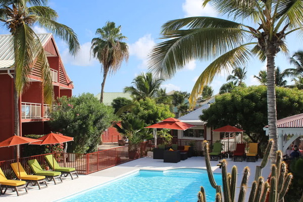 Saint Martin : Hôtel Palm Court
