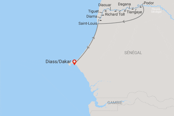 Combiné croisière et hôtel Bou El Mogdad saint_louis Senegal