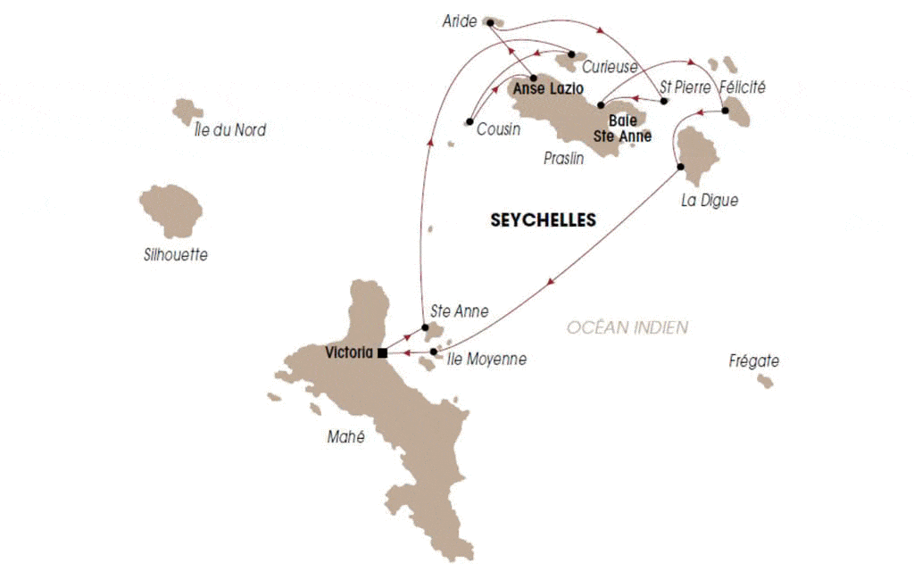 Croisière Le Jardin d'Eden mahe Seychelles