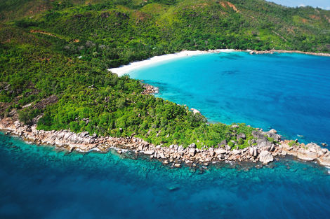 Seychelles-Mahe, Hôtel 2 îles - Indian Ocean Lodge & Carana Beach