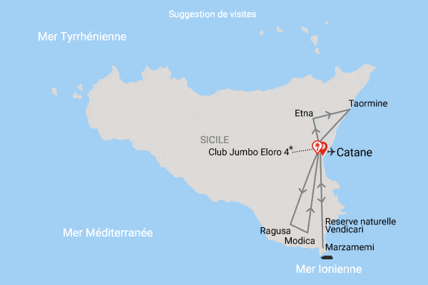 Circuit Sicile orientale - Jumbo Eloro catane Sicile et Italie du Sud