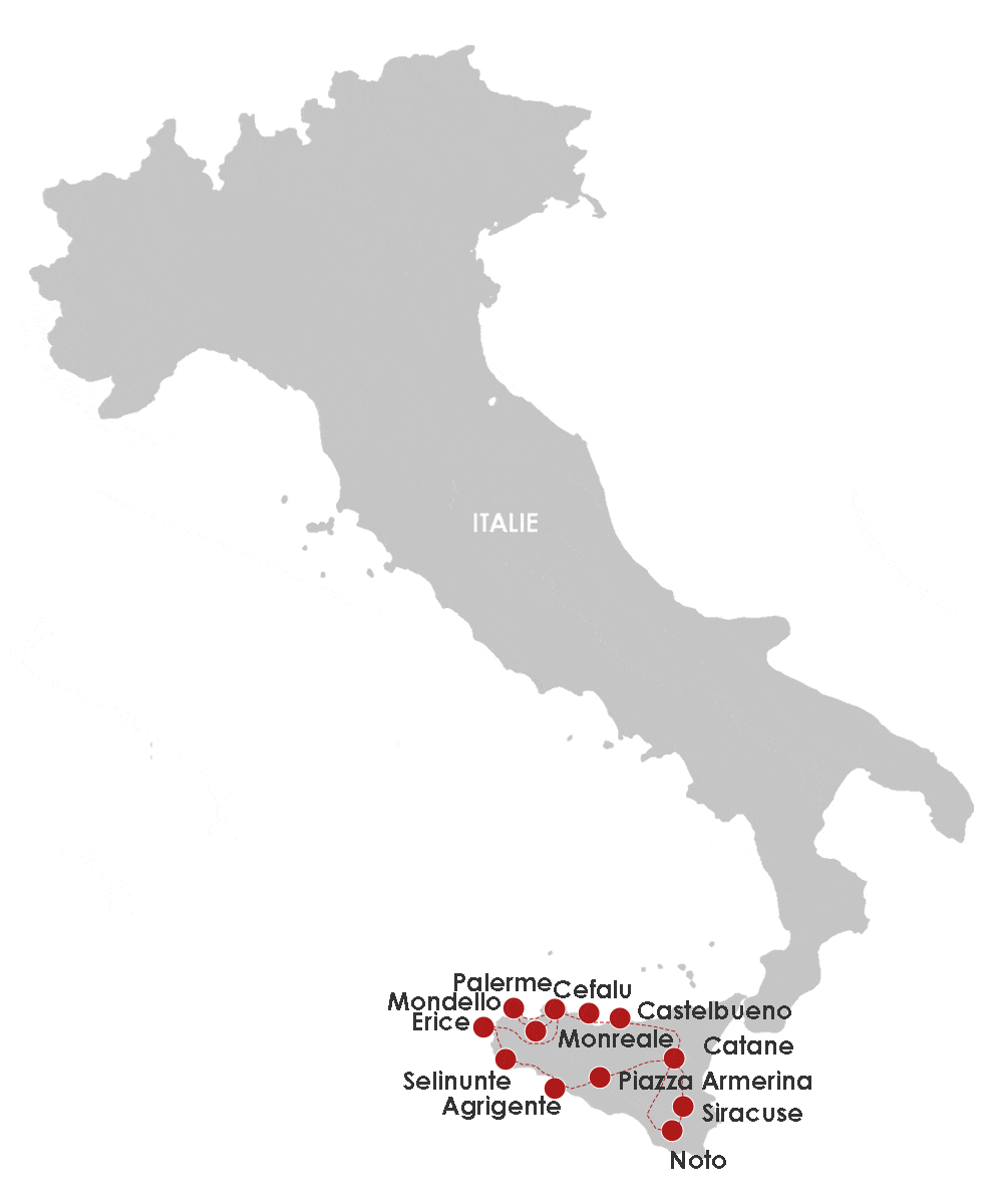Circuit Accompagné en Sicile palerme Sicile et Italie du Sud