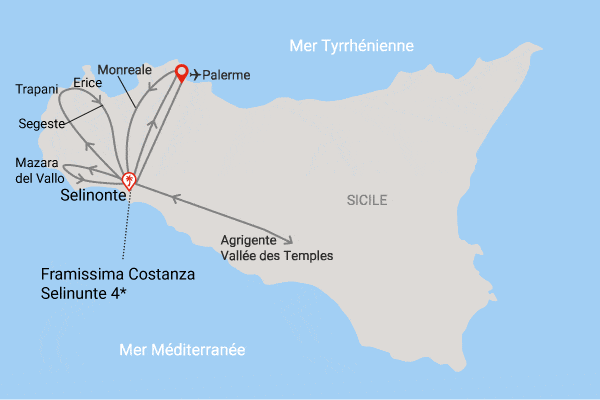 Circuit Incontournables de Sicile, logement au Framissima Selinunte selinonte Sicile et Italie du Sud