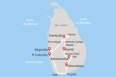 Carte itinéraire