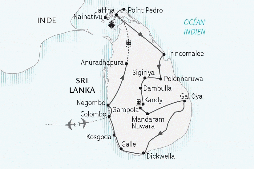 Circuit Le Sri Lanka, l'île Emeraude (petit groupe 6-12 pers.) colombo Sri Lanka