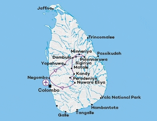 Circuit Romance Cinghalaise colombo Sri Lanka