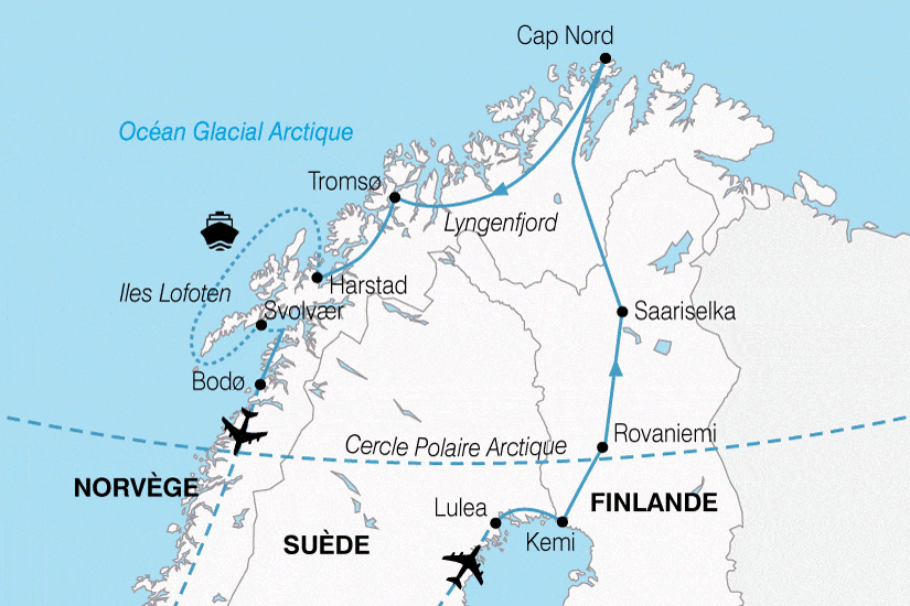 Circuit Magie de la Laponie suédoise Lulea Suede