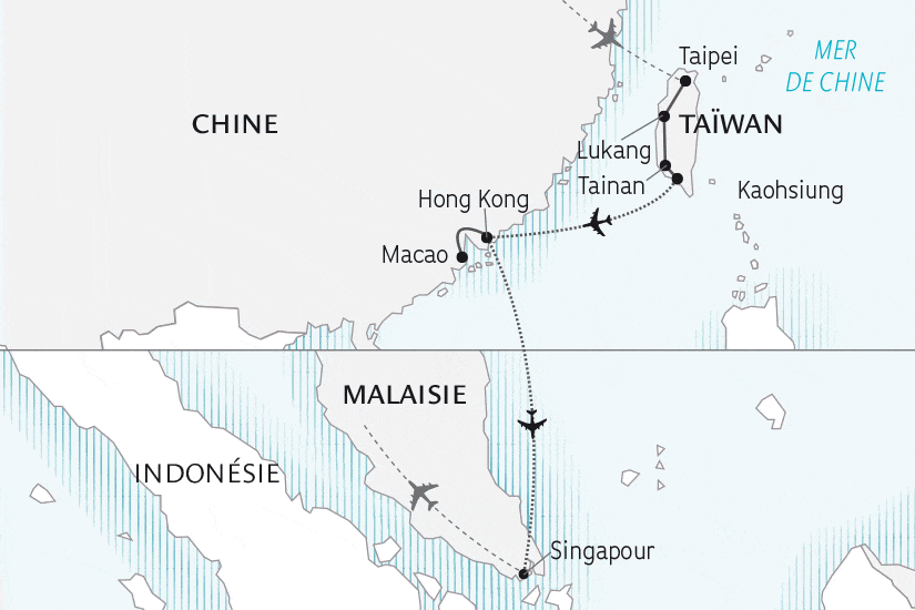 Circuit Petit groupe - Taïwan, Hong Kong, Macao et Singapour, les Tigres d'Asie taipei Taiwan