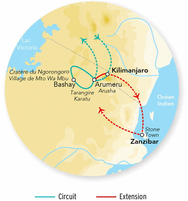 Circuit Immersion en Tanzanie & Balnéaire Zanzibar - Limité à 6 pers./véhicule kilimanjaro Tanzanie