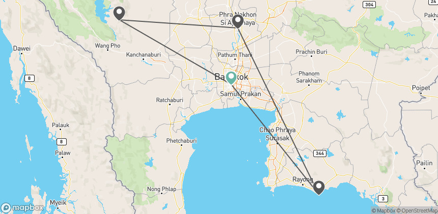 Circuit Au fil du royaume de Siam : de Bangkok à Koh Samet bangkok Thailande