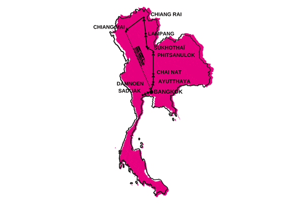 Circuit Charmes de Thaïlande Bangkok Thailande