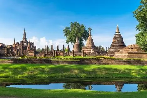 Combiné circuit et hôtel Trésors de Thaïlande + extension Jumbo Palm Galleria bangkok Thailande