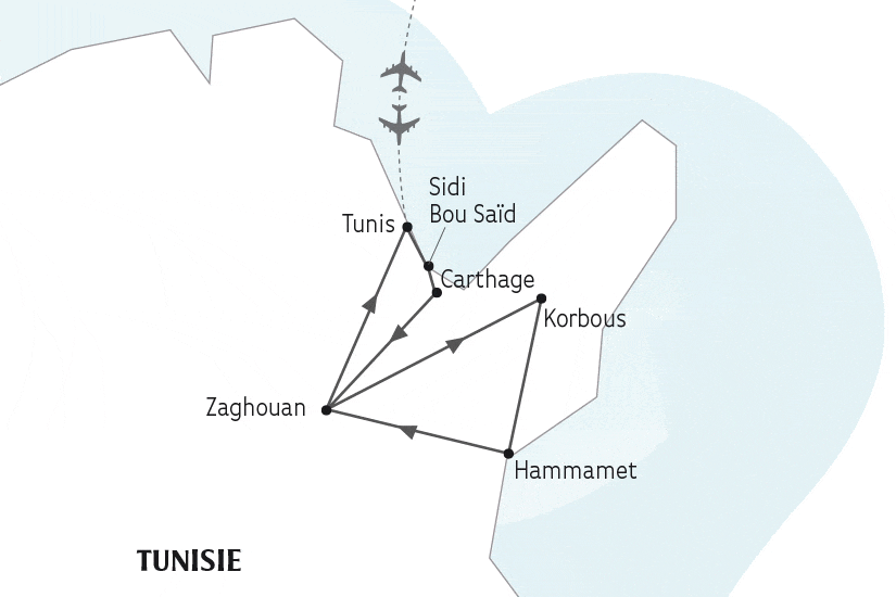 Circuit Tunisie authentique tunis Tunisie