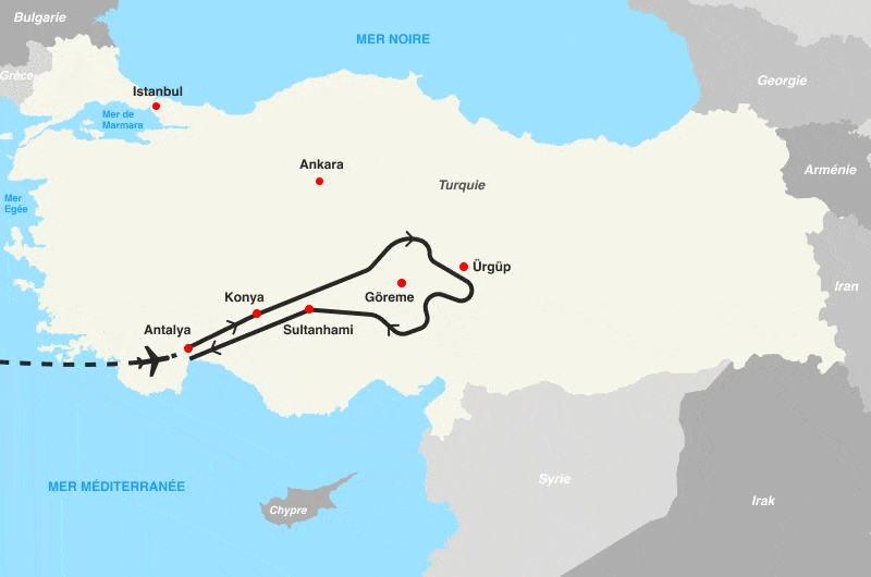Circuit Antalya & Cappadoce antalya Turquie