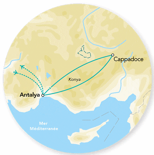 Circuit Splendeurs de Turquie & Extension Antalya - Limité à 40 pers. antalya Turquie