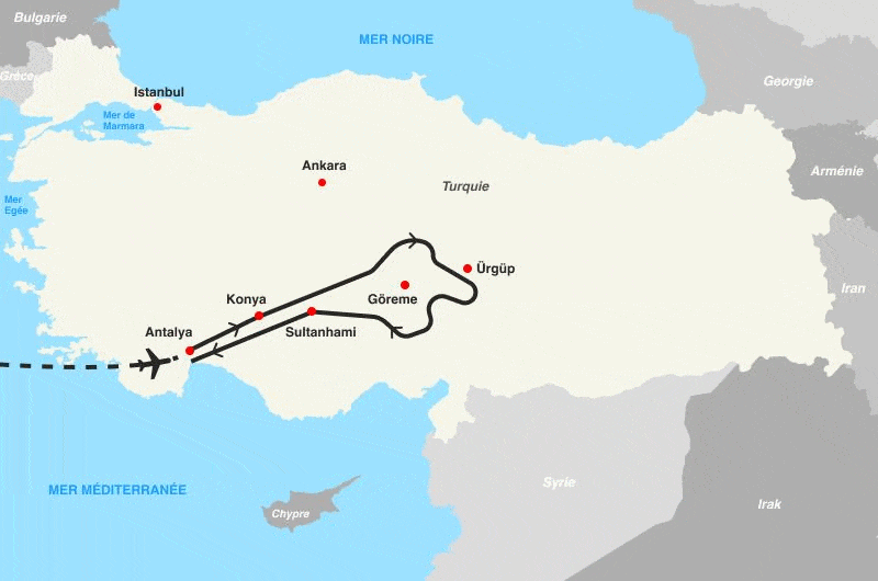 Circuit Coralia - Evasion Féérique En Cappadoce antalya Turquie