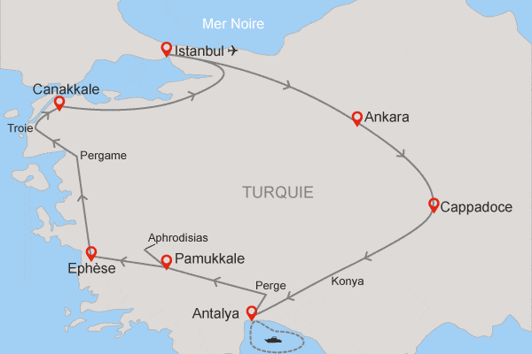 Circuit Grand tour de Turquie istanbul Turquie