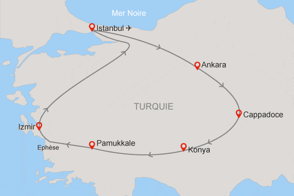 Circuit La Turquie Légendaire (vols sur Istanbul) istanbul Turquie
