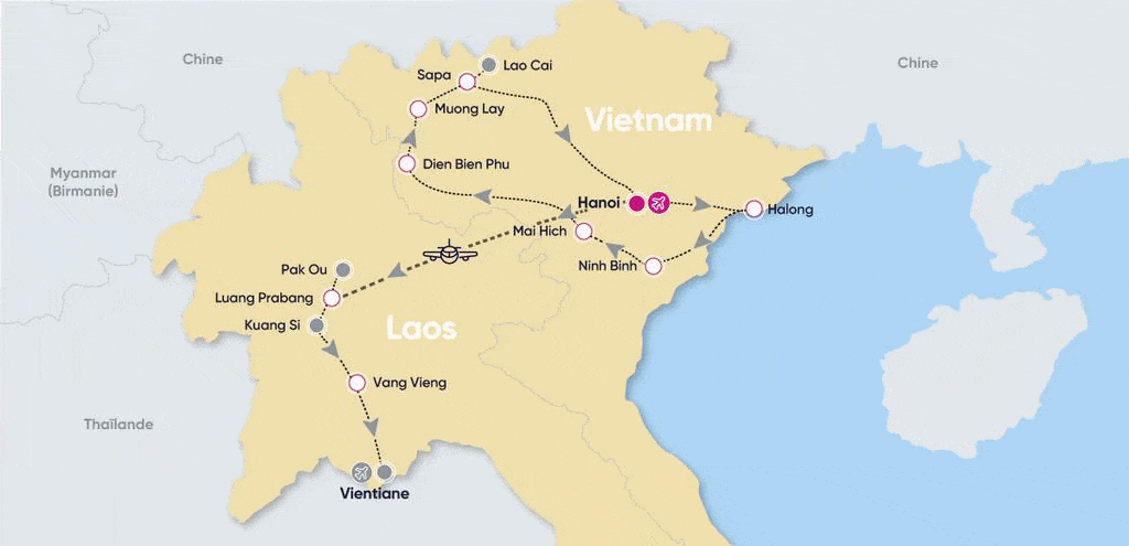 Circuit Beauté du Nord Vietnam et Laos 15 nuits hanoi Vietnam