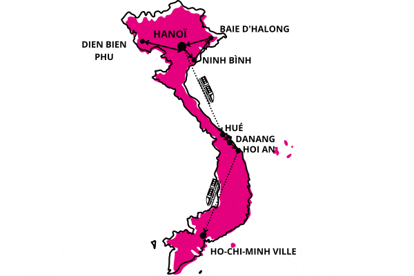 Circuit De la plaine de Dien Bien Phu à la Baie d'Halong hanoi Vietnam