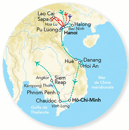 Circuit Explorations du Vietnam & Cambodge - Limité à 24 pers. hanoi Vietnam