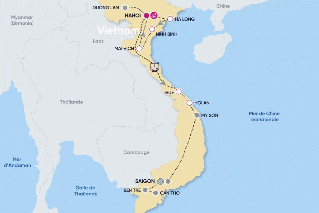 Circuit Immersion Authentique du Nord au Sud 4*/ hanoi Vietnam