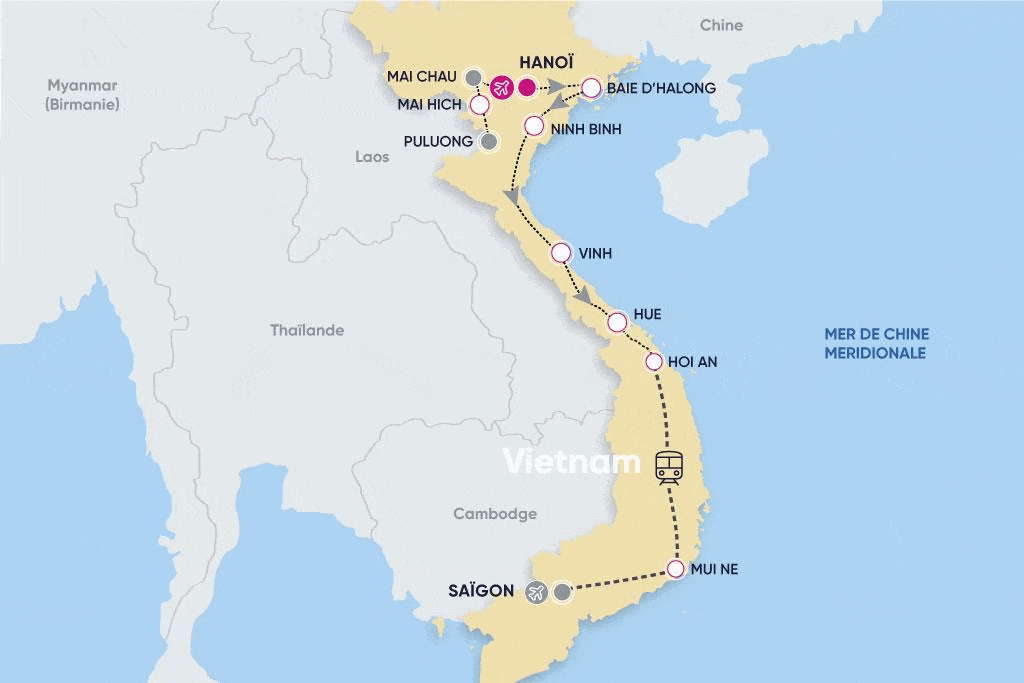 Circuit Paysages Majestueux du Nord au Sud du Vietnam et plage 16 nuits 4/ hanoi Vietnam