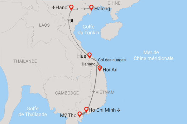 Circuit Panorama essentiel du Vietnam du nord au sud hanoi Vietnam