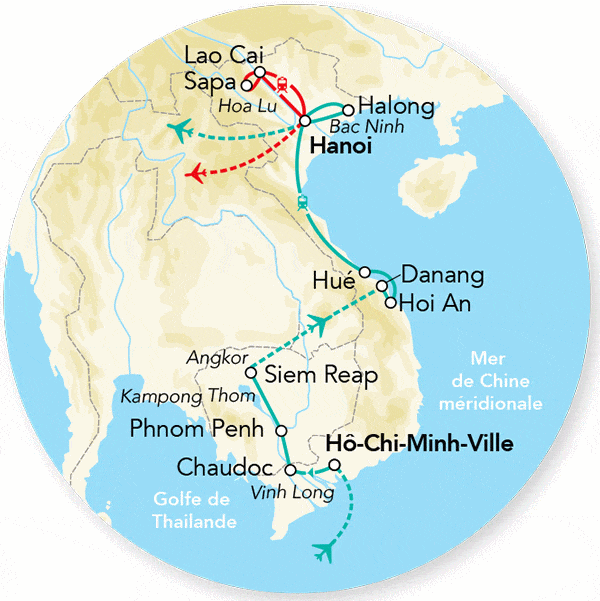 Circuit Merveilles du Vietnam & Cambodge hochiminh Vietnam