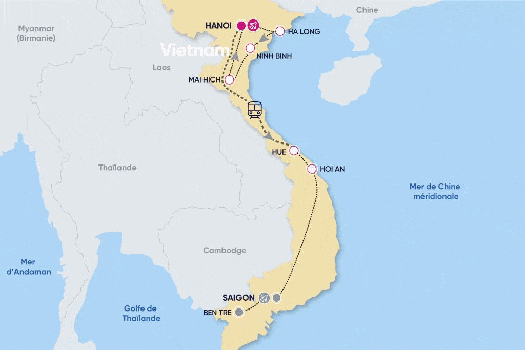 Circuit Tropical du Vietnam 4/ saigon Vietnam